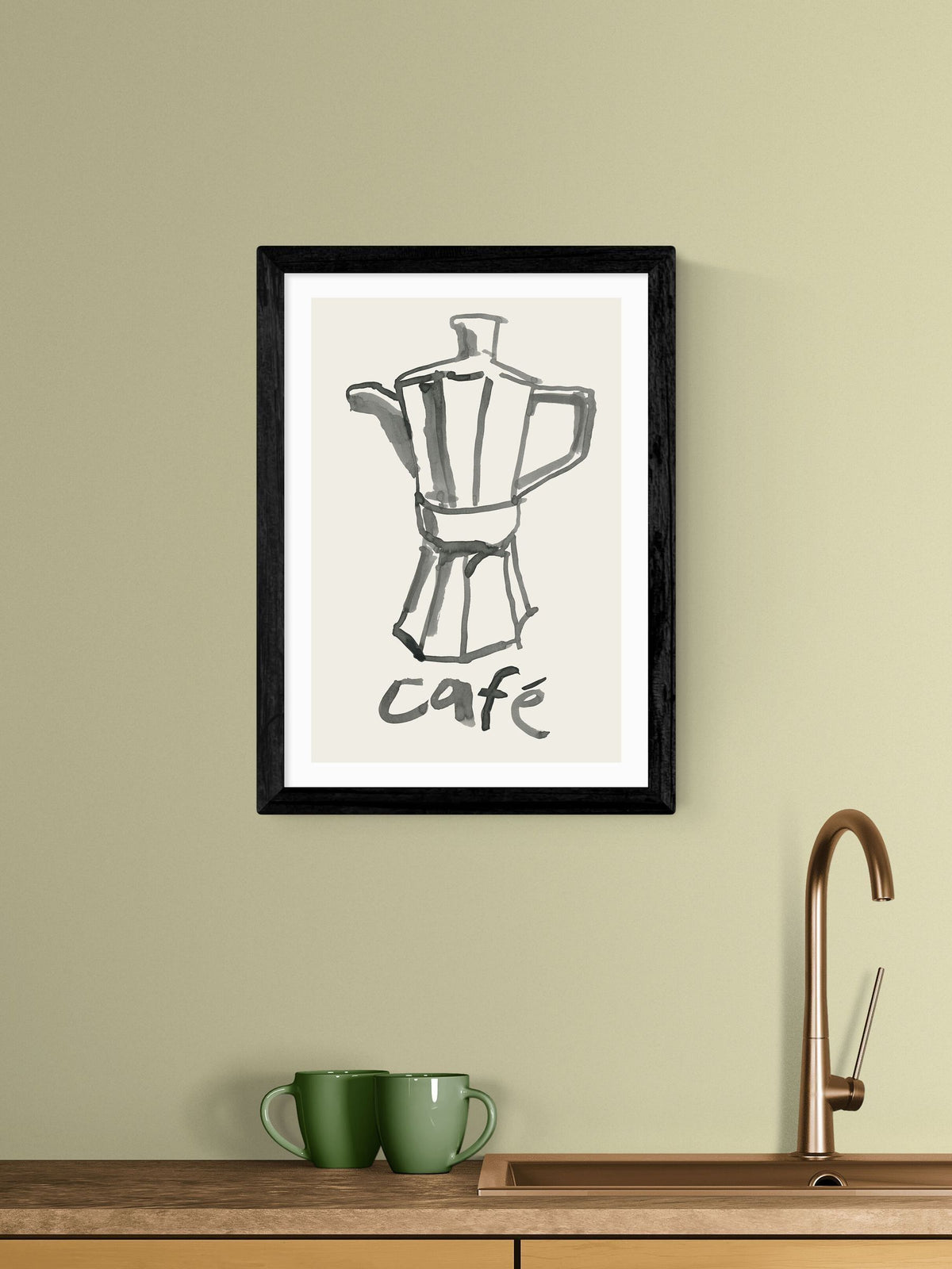 East End Prints Meet Me At The Cafe wall art print (British brand)