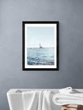 East End Prints Black Sunlight Bay Wall Art Print by Dan Hobday