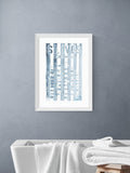 East End Prints White St Ives Wall Art Print by Cartissi