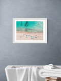 East End Prints White Summertime Wall Art Print by Sisi and Seb