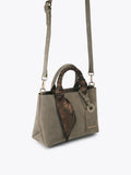 Carvela Nina mini tote bag in taupe suede (British brand)