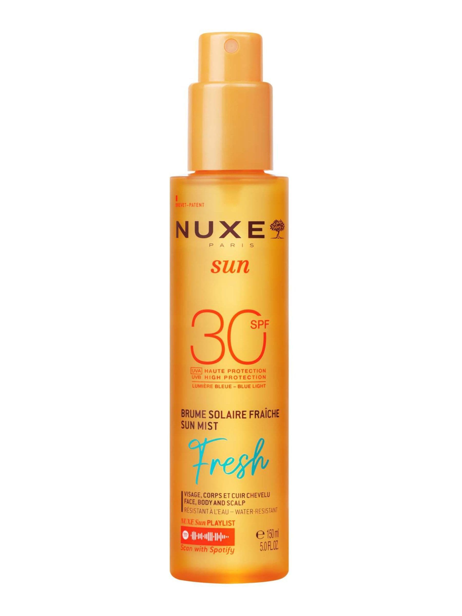 Nuxe sun mist SPF30 150ml, imported from the UK