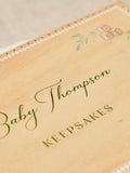 Made Yours personalised baby memory box - British product