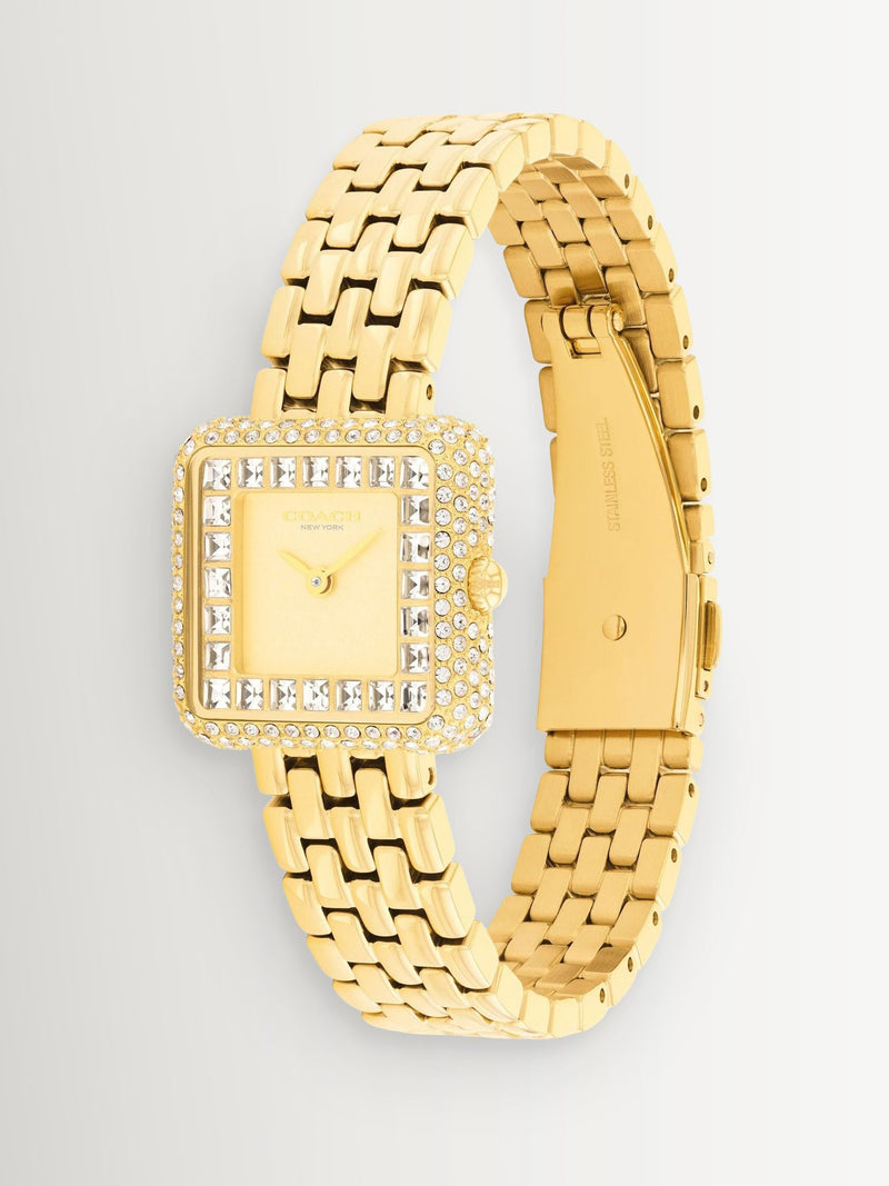 Coach gold plated Cass ladies watch, UK version