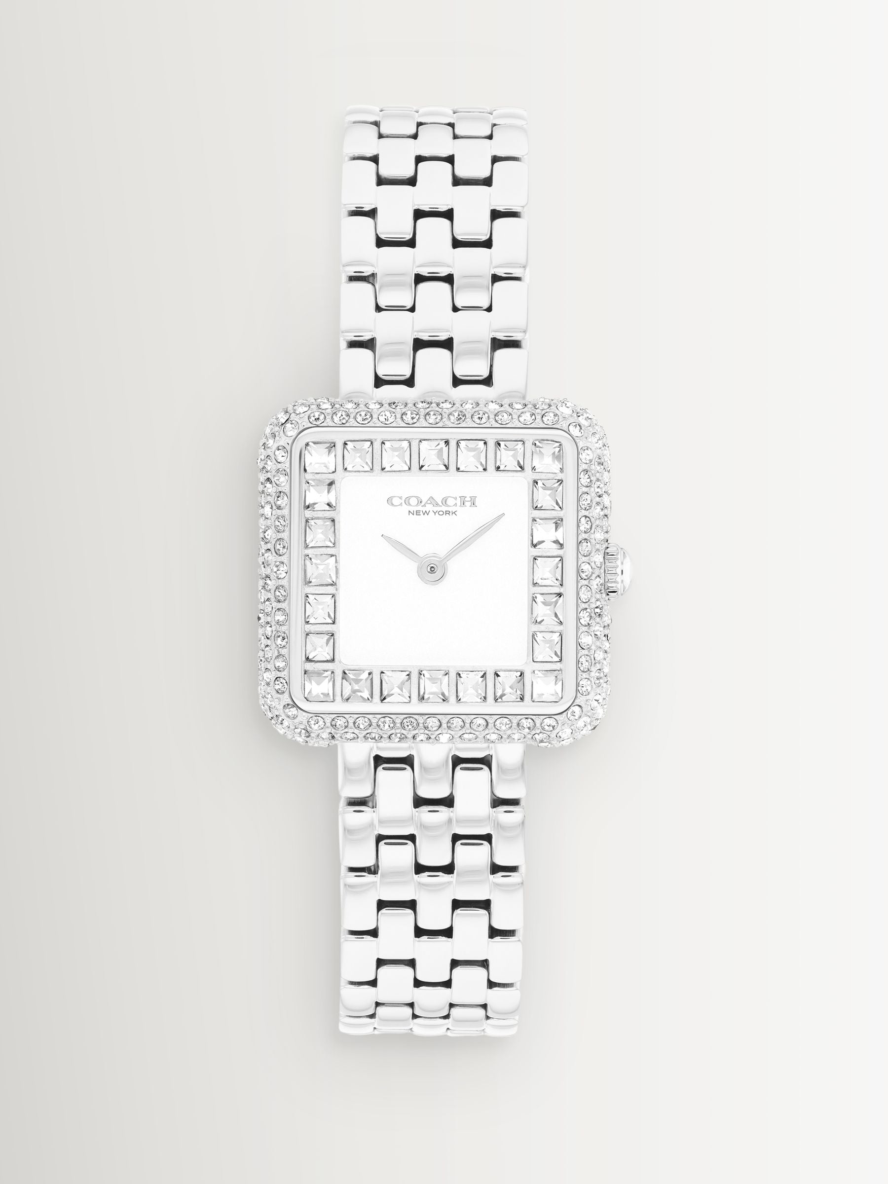 Coach Cass stainless steel crystal dial watch, imported from the UK