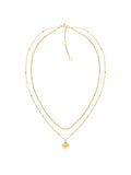 Tommy Hilfiger gold plated layered chain necklace, imported from the UK