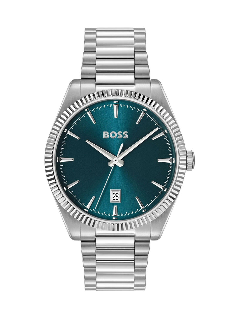 BOSS Silver Tone Cheswick stainless steel watch 40mm (British brand)