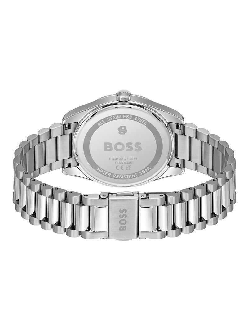 BOSS Silver Tone Cheswick stainless steel watch 40mm (British brand)