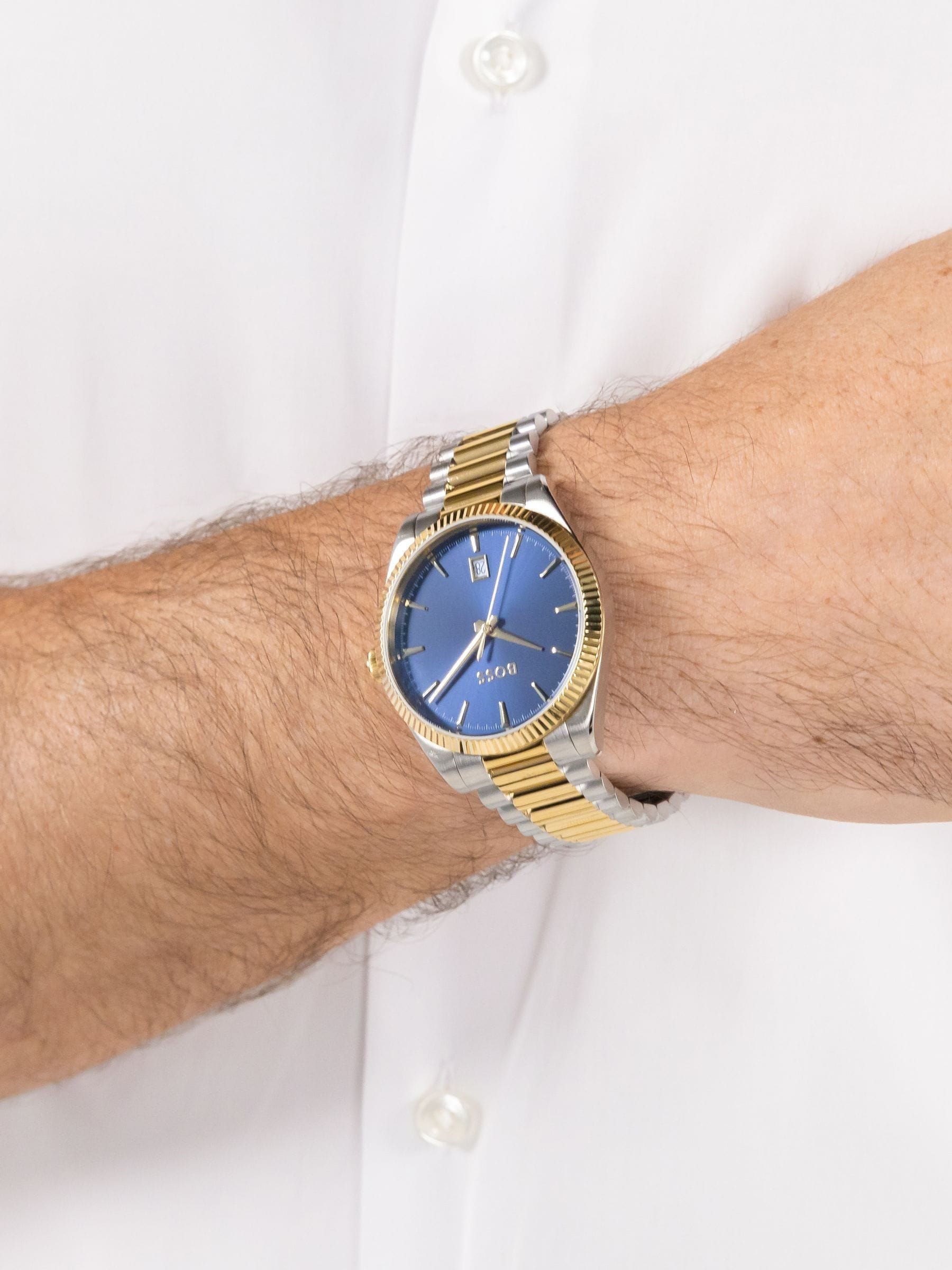BOSS Gold Cheswick two-tone watch - British product