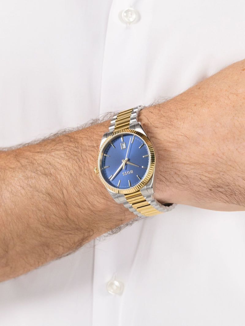 BOSS Gold Cheswick two-tone watch - British product