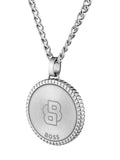 BOSS silver tone stainless steel necklace 558mm, imported from the UK