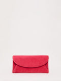 Phase Eight pink suede clutch bag - British product