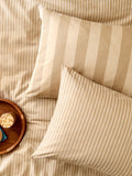 Furn Set of 2 Caramel The Ultimate Stripe Reversible Pillowcase