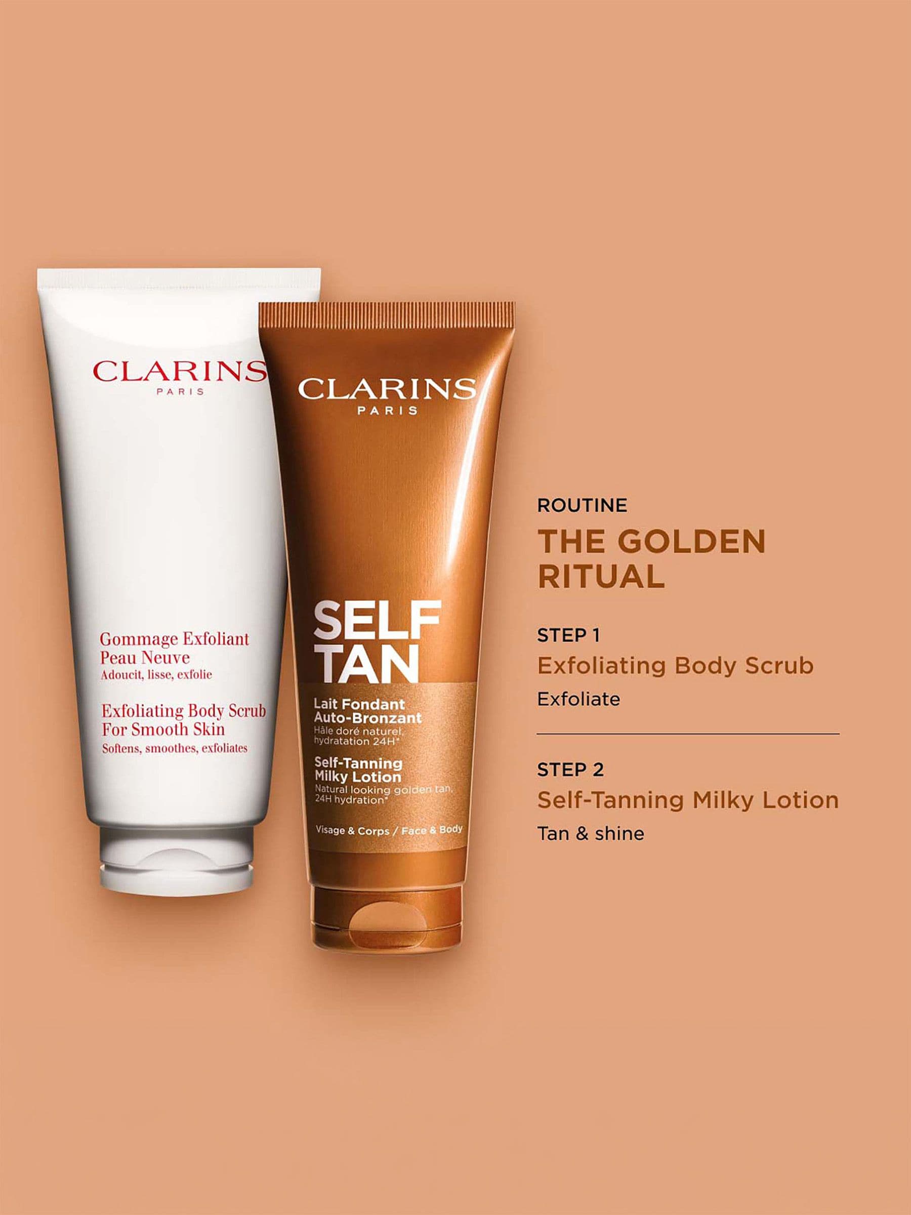 Clarins self tanning milky lotion 125ml, UK version