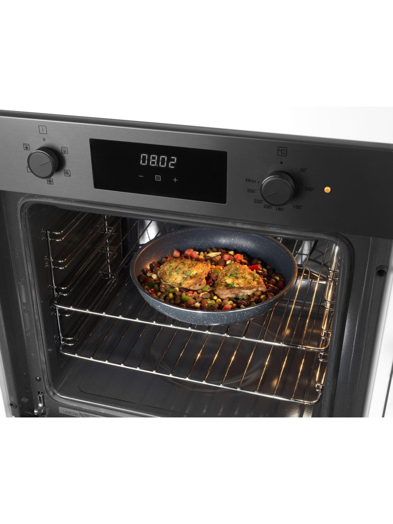 Russell Hobbs 4-piece grey stone stir-fry pan set (British brand)