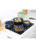 Russell Hobbs blue Smart Clip 5 piece pan set, imported from the UK
