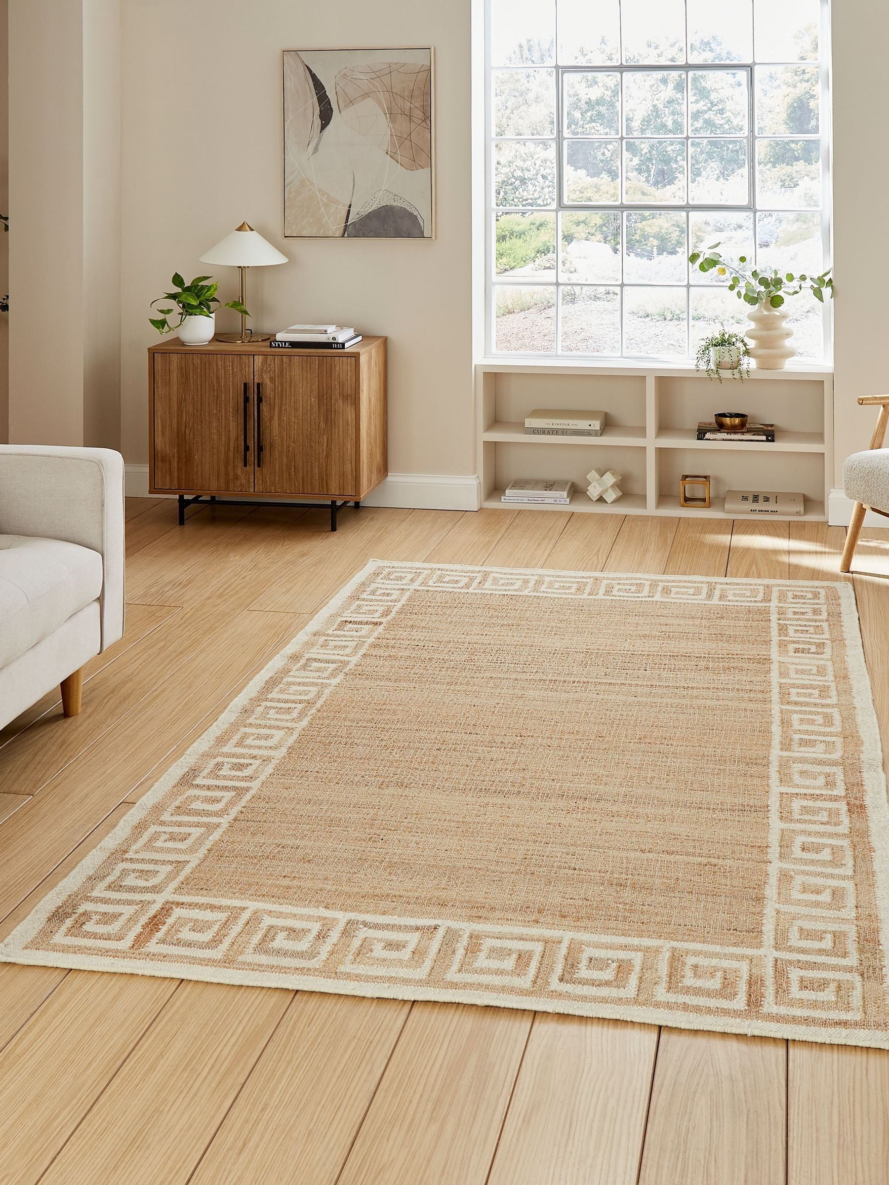 Think Rugs natural jute rug, UK version