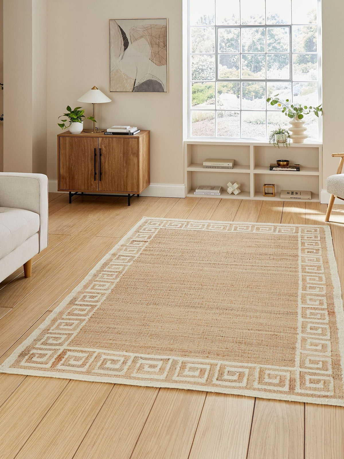 Think Rugs natural jute rug, UK version