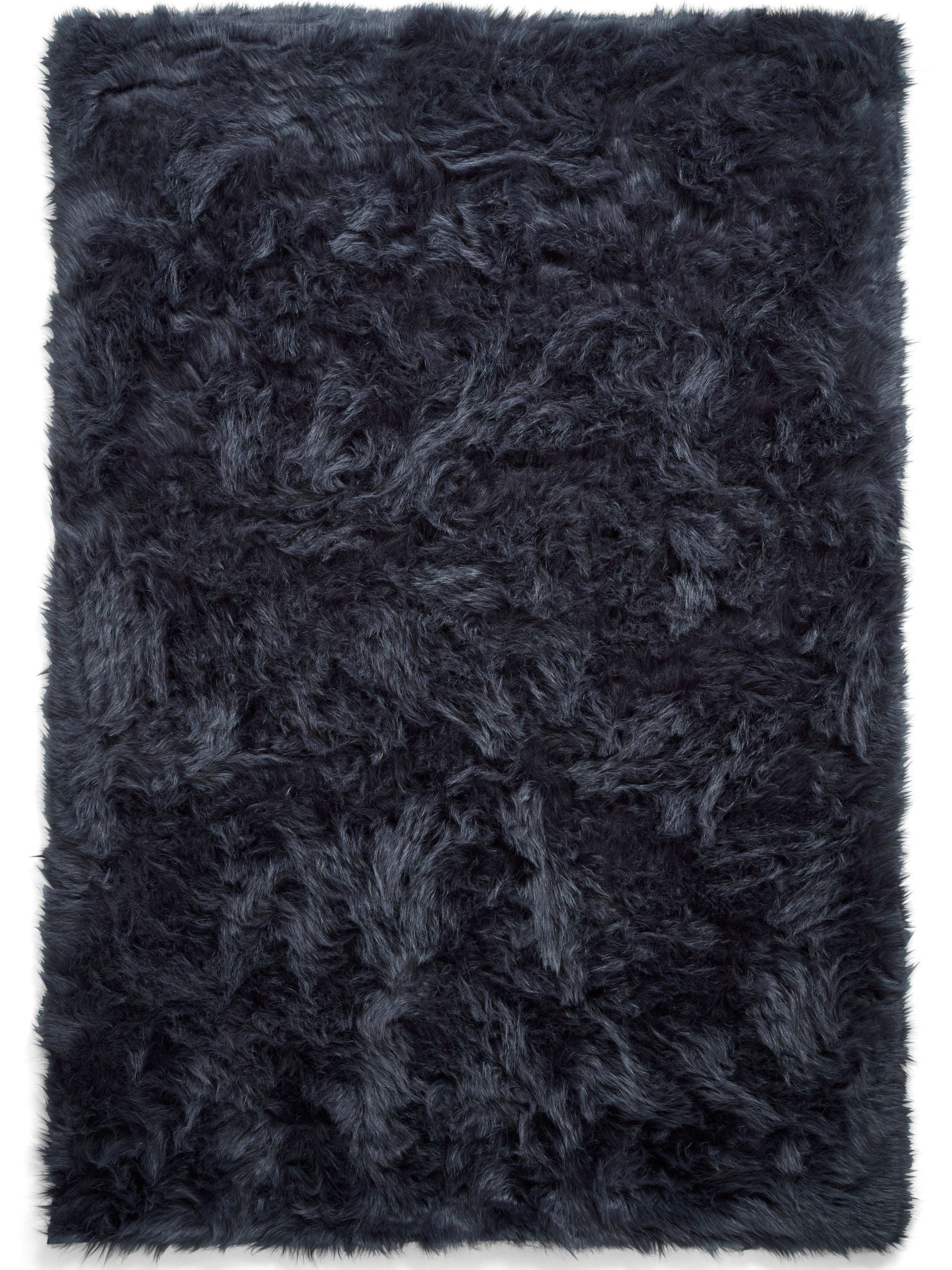 Think Rugs Navy Polar Plush shaggy rug (British brand)