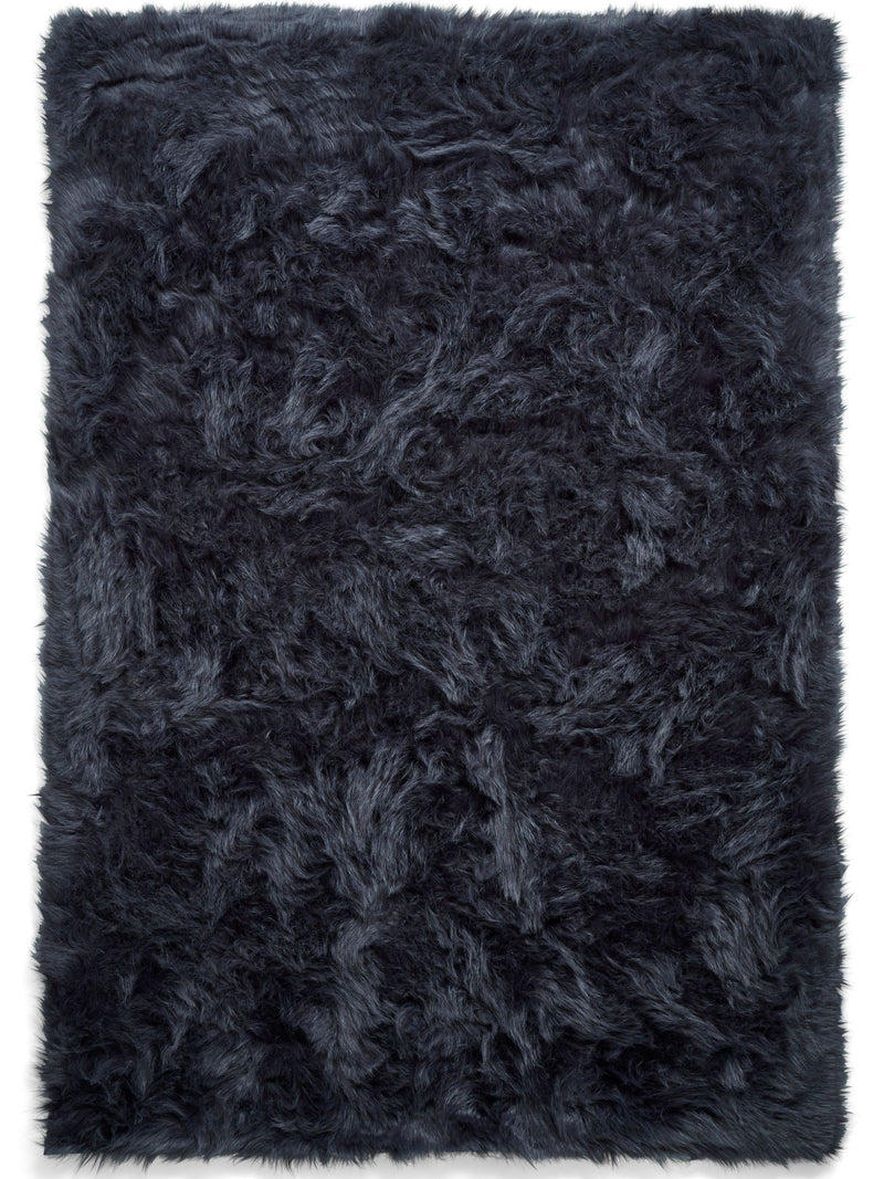 Think Rugs Navy Polar Plush shaggy rug (British brand)