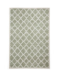 Think Rugs green coral polyester modern rug - British product