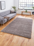 Think Rugs Beige Sierra Plain Shaggy Rug