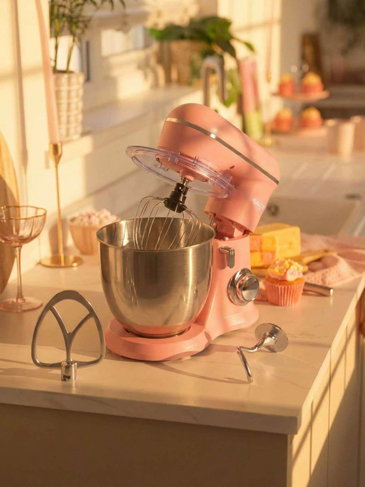 Salter British Bakes Stand Mixer - Yellow