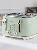 Salter Green Retro 4-Slice Toaster