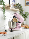 Salter stand mixer pink retro 5-litre - British product