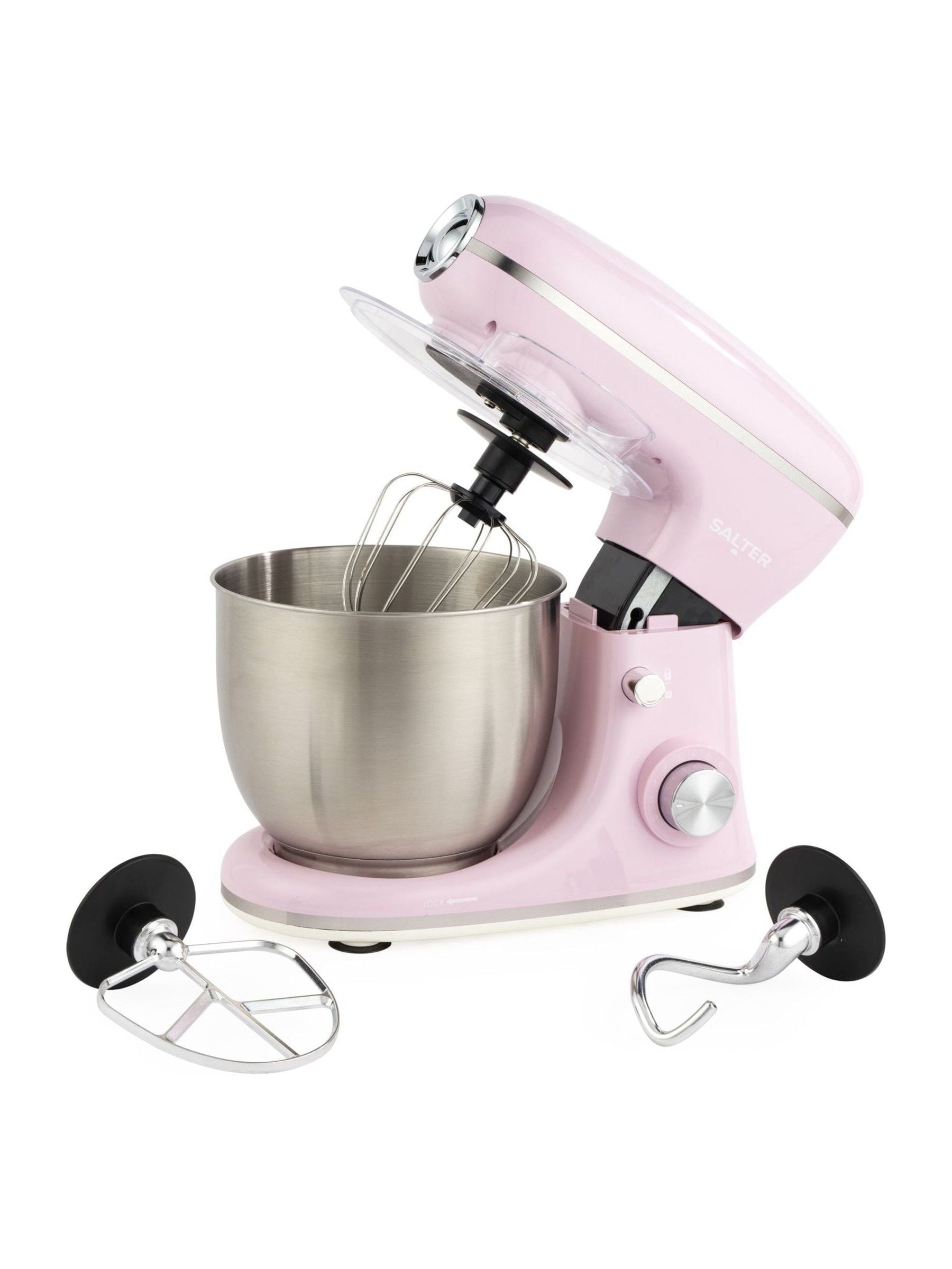 Salter stand mixer pink retro 5-litre - British product