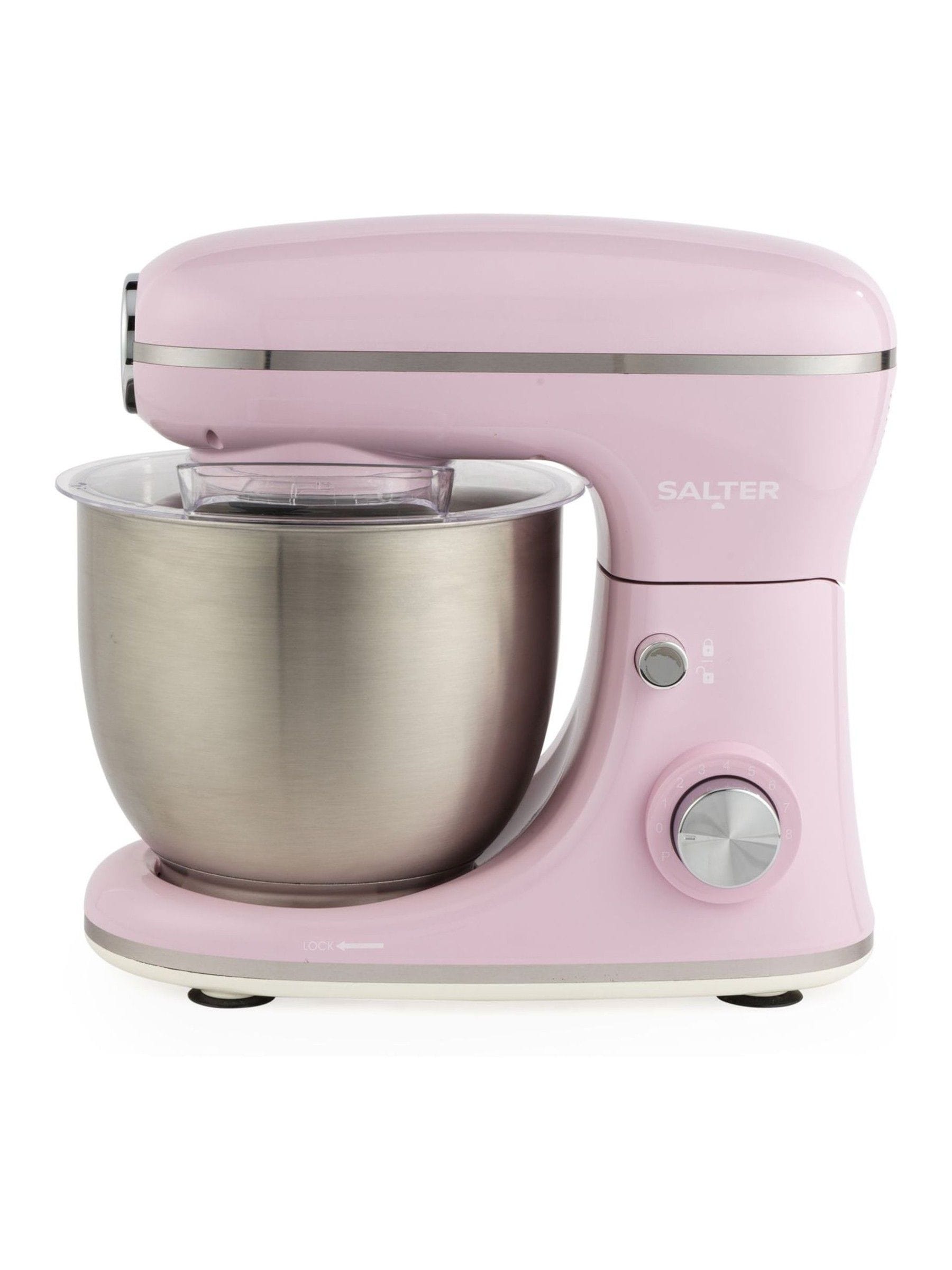 Salter stand mixer pink retro 5-litre - British product