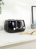 Salter Black Boston 4-slice toaster, imported from the UK