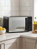 Salter black mirrored manual microwave 20L - British product