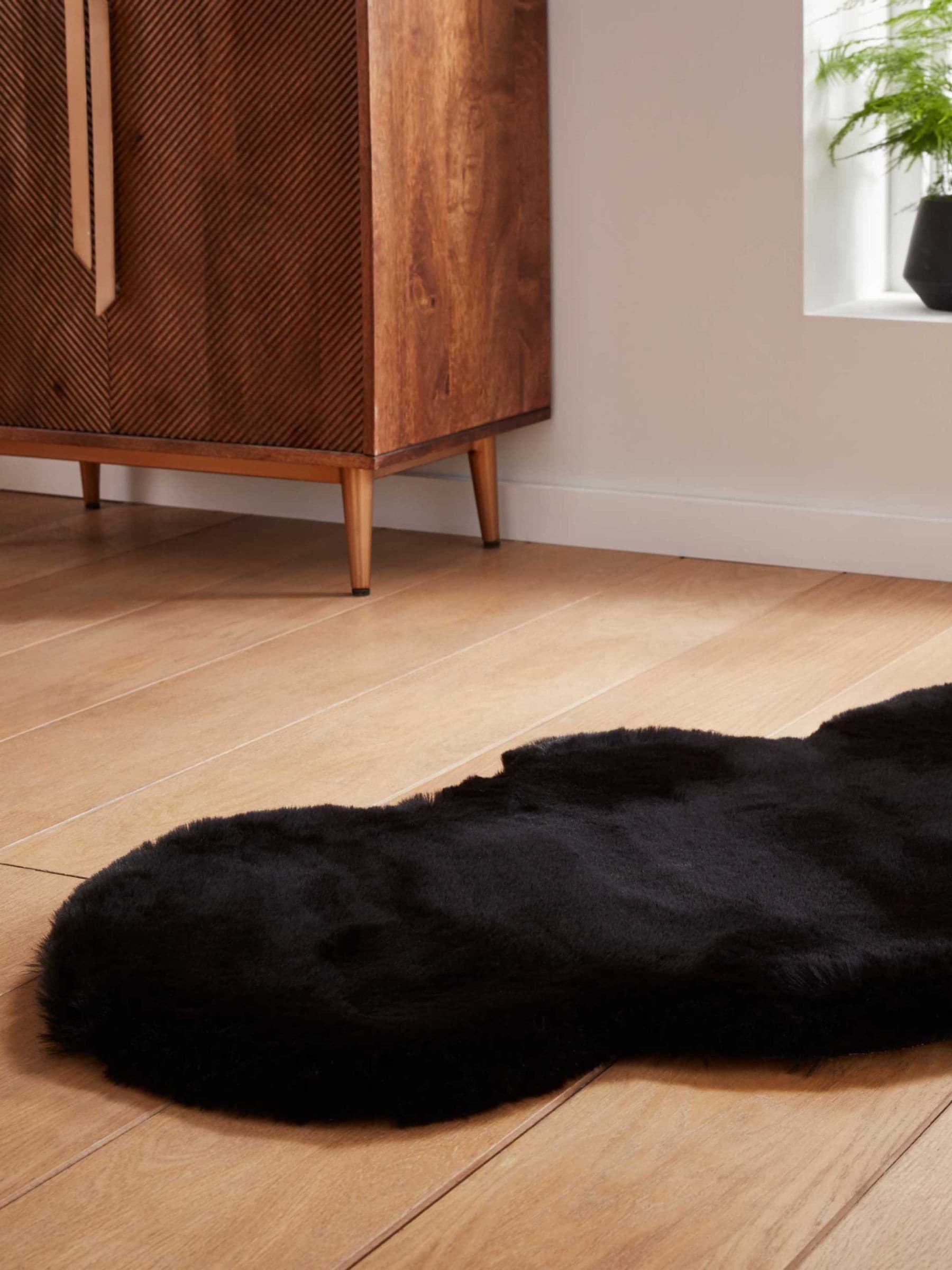 Think Rugs Jewel Green Super Teddy shaggy rug 60x90cm (British brand)