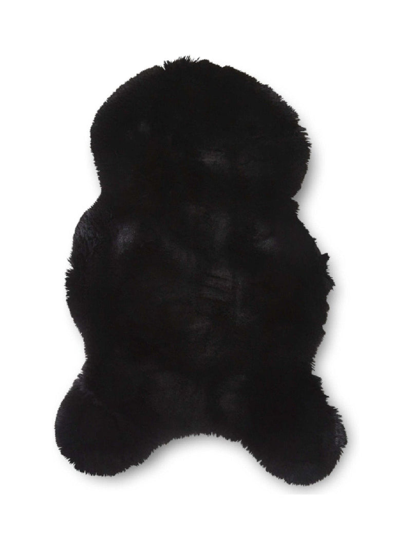 Think Rugs black Super Teddy shaggy rug 60x90cm (British brand)