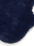 Think Rugs Navy Super Teddy shaggy rug 60x90cm (British brand)
