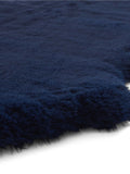 Think Rugs Navy Super Teddy shaggy rug 60x90cm (British brand)