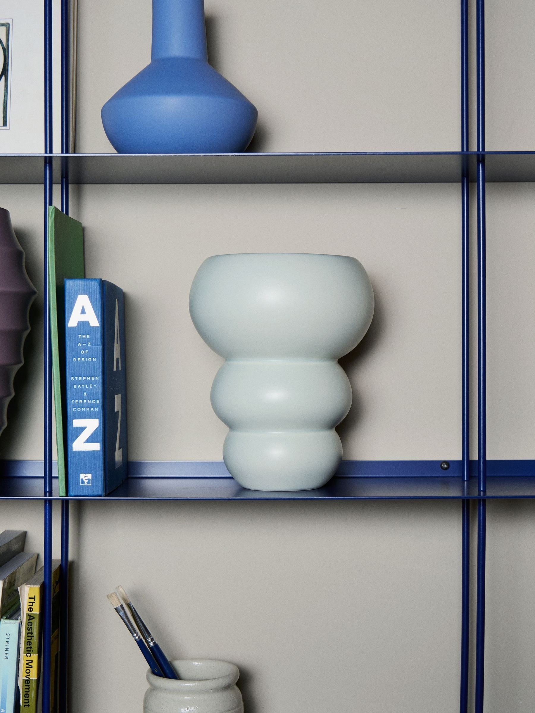 The Conran Shop mint green stacked spheres vase (British brand)