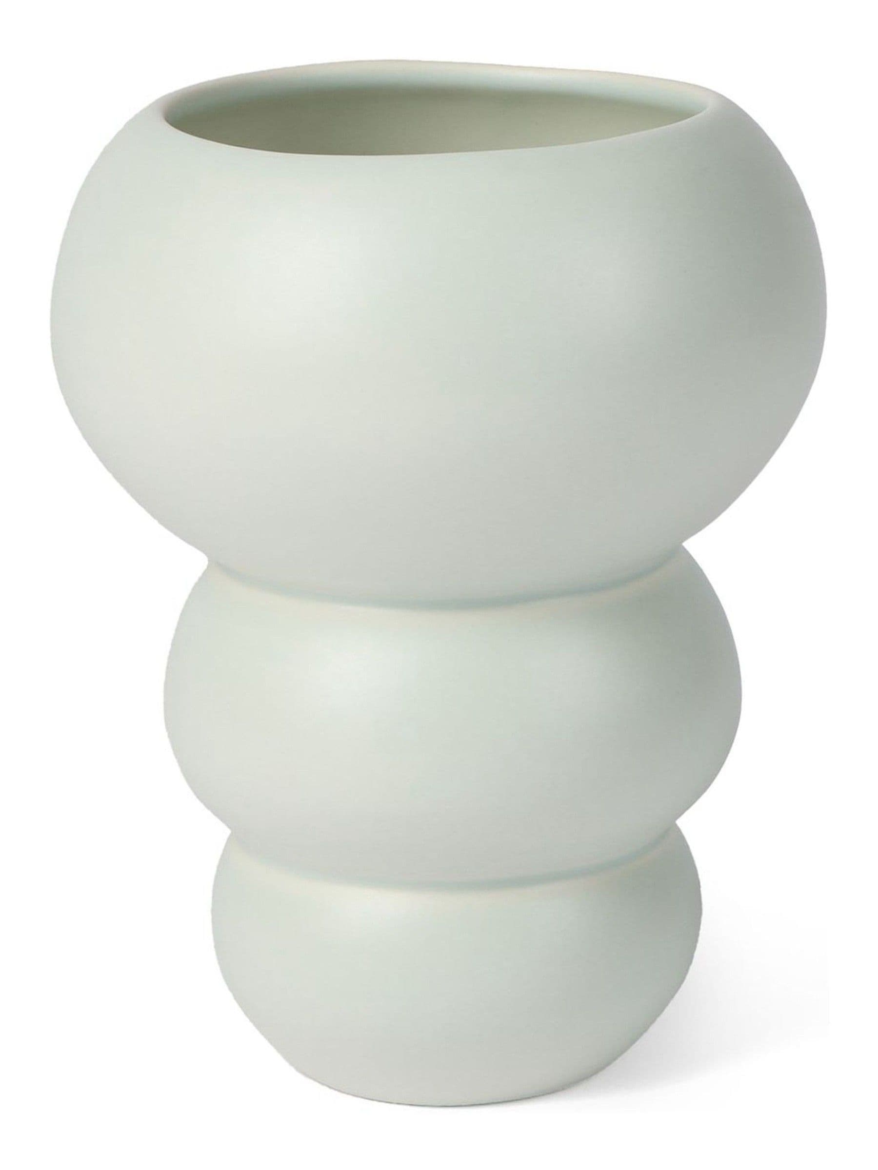The Conran Shop mint green stacked spheres vase (British brand)