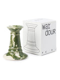 The Conran Shop green Wardour stubby candlestick 11cm (British brand)