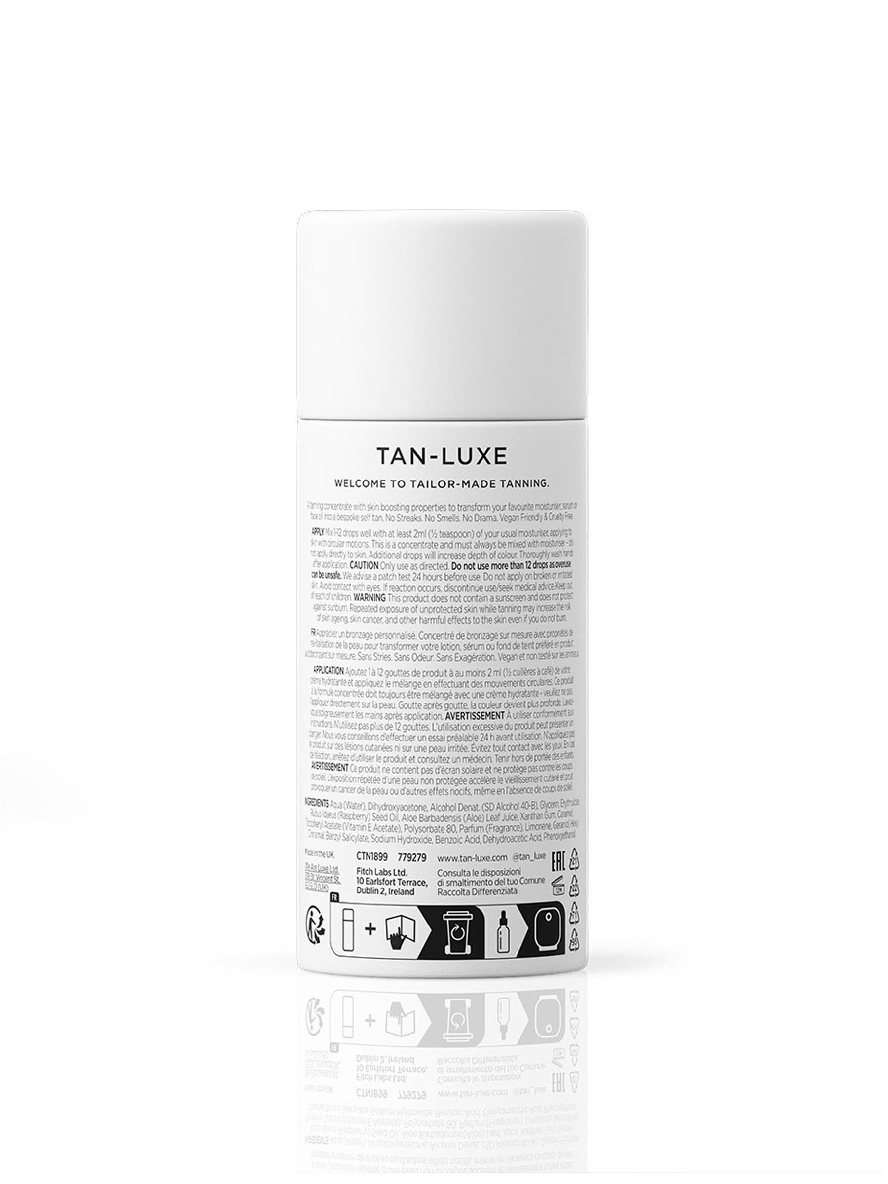 Tan Luxe self-tan drops Light/Medium 10ml, UK version
