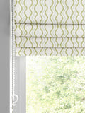 Anton made to measure olive green roman blinds (British brand)