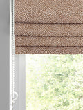 Ginger Orange stipple roman blind, made to measure, UK version