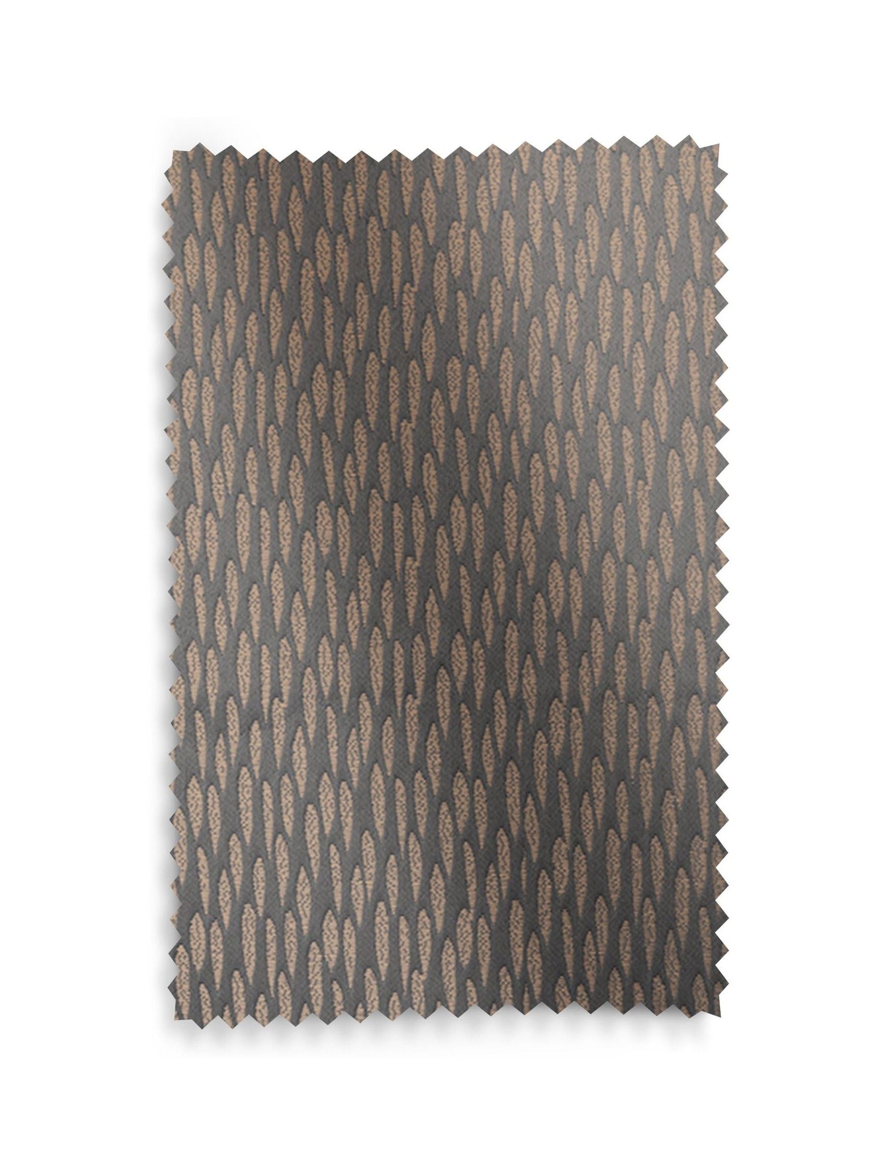 Bronze roman blinds with jacquard texture, made to measure - British product
