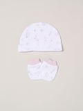 Rock-A-Bye Baby baby gift set with purple floral all-in-one - British product