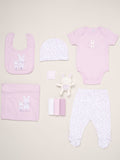 Rock-A-Bye Baby Boutique purple 10-piece hanging gift set, UK version