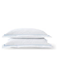 Christy pale blue Beaumont cotton percale pillowcase pair - British product