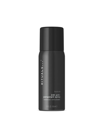 Next Rituals Homme 24h Anti-Perspirant Spray Cedar Wood + Vitamin E 150ml- Buy online at McGrocer
