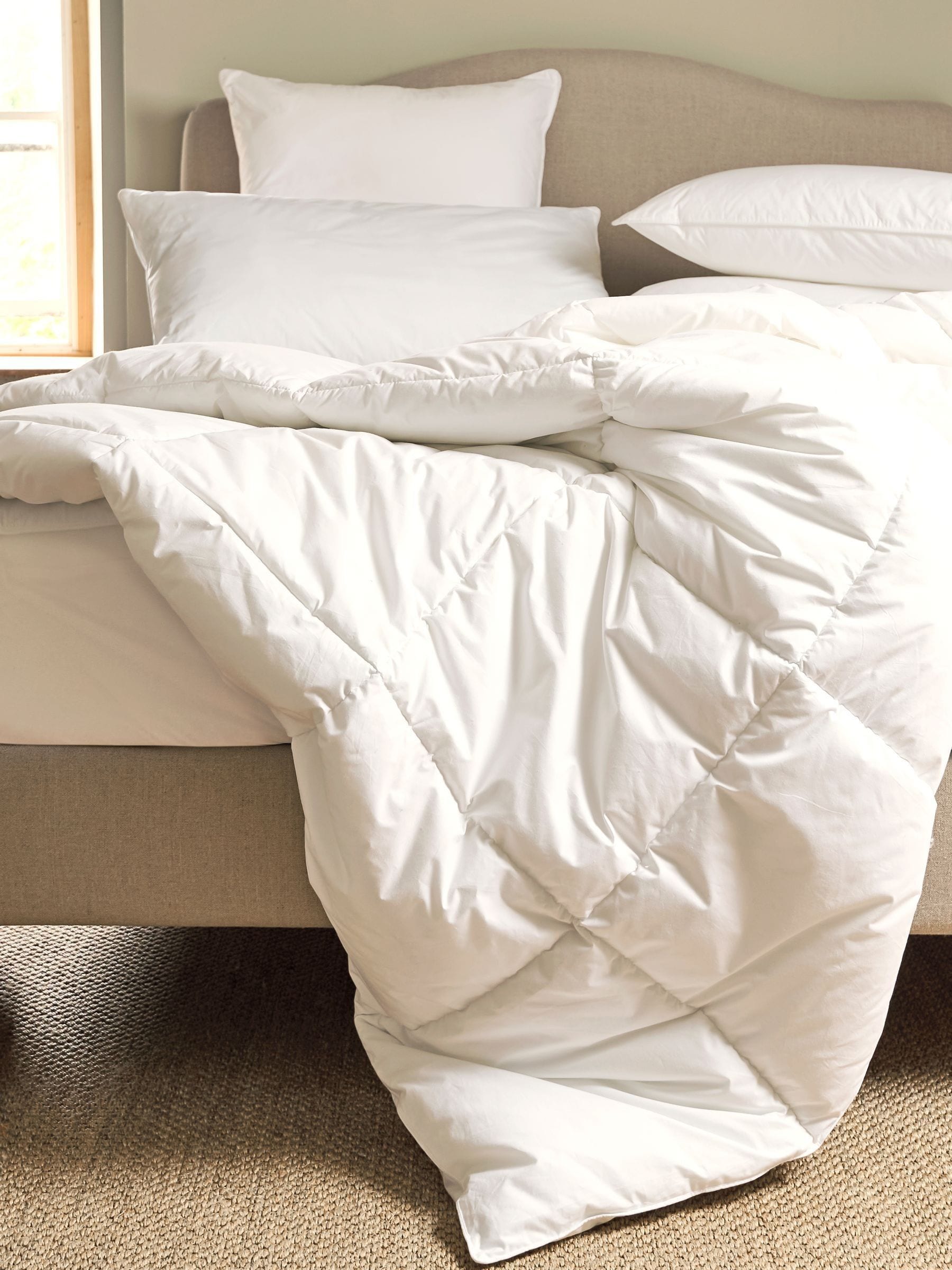 Christy Classic 13.5 Tog winter duvet white - British product