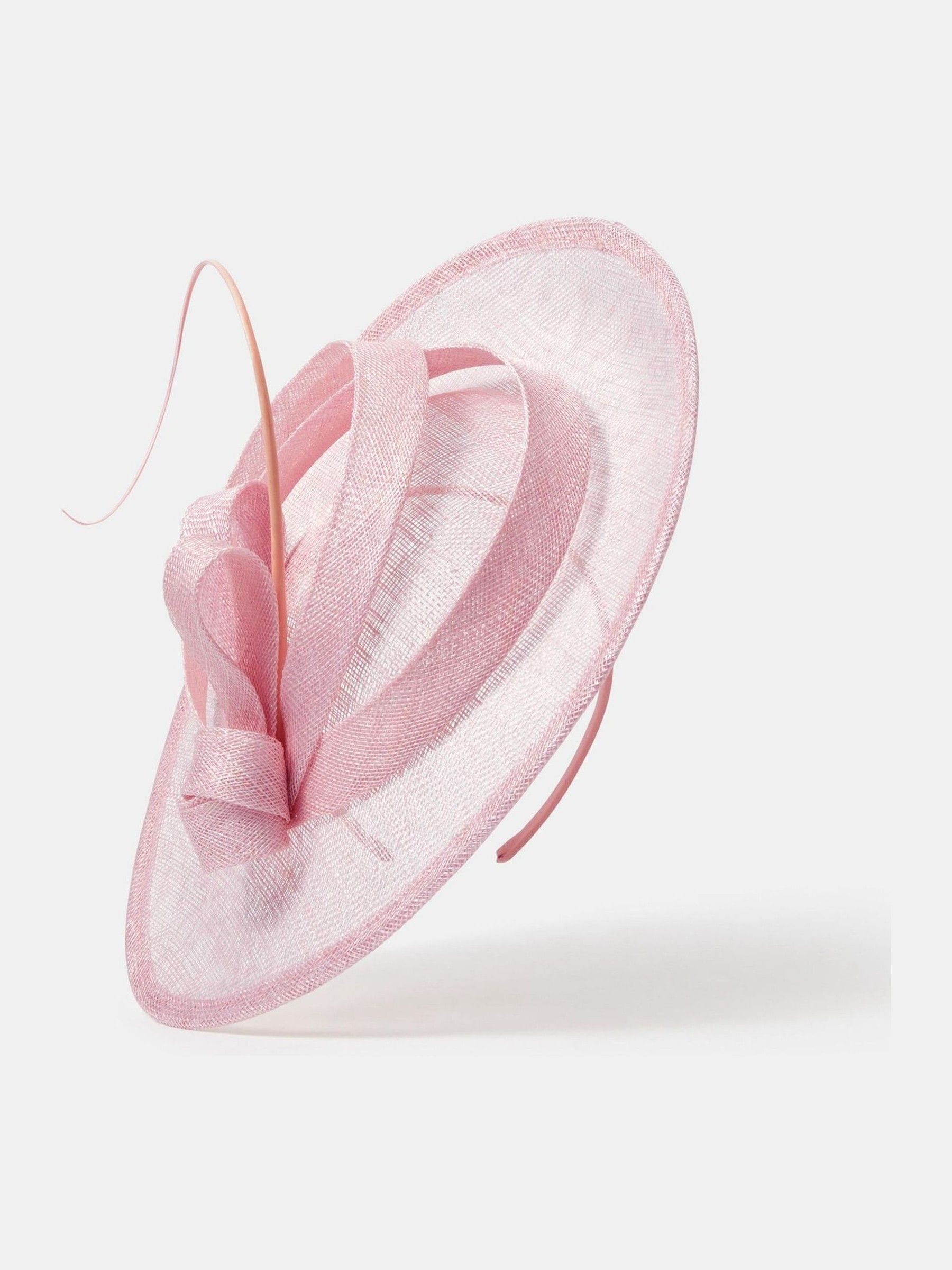 Accessorize pink fascinator quill oval disc - British product